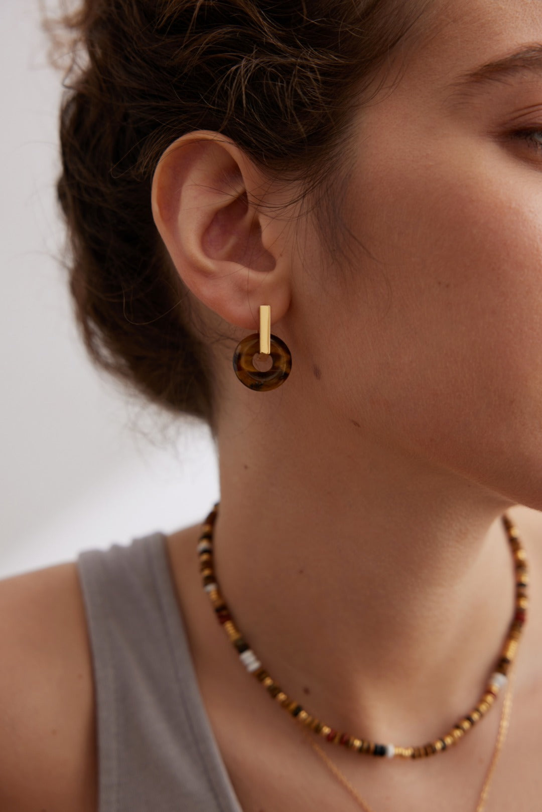 Tiger Eye Earrings